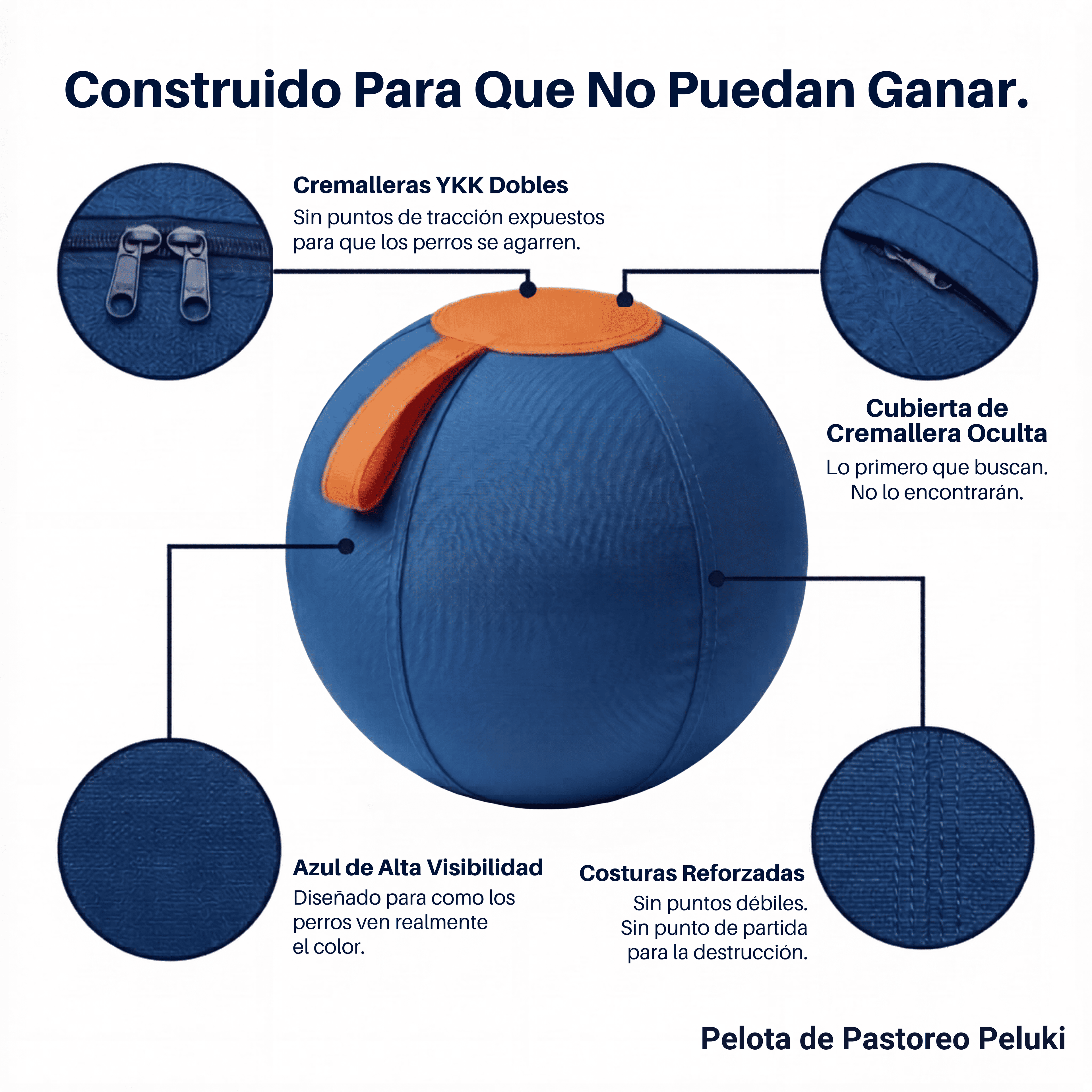 Pelota de Pastoreo Peluki